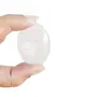 Shubhanjali Clear Quartz Palm Pocket Stone Oval Shape Loose Gemstone Semi-precious Stones Cabochons (Clear), 5 image
