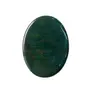Shubhanjali Bloodstone Palm Pocket Stone Oval Shape Loose Gemstone Semi-precious Stones Cabochons (Green), 3 image