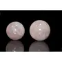 Pyramid Tatva Sphere - Rose Quartz Ball Size - (63 mm - 76 mm) 2.5-3 Inch Natural Chakra Balancing Crystal Healing Stone, 5 image