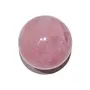 Pyramid Tatva Sphere - Rose Quartz AA Ball Size - (50 mm - 63 mm) 2-2.5 Inch Natural Chakra Balancing Crystal Healing Stone