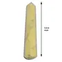 Pyramid Tatva Crystal Point Pencil Polished Massage Wand Non Faceted - Yellow Aventurine Light 3.5-4 inch/ 8.5-10 cm wt.70-80 Grams, 3 image