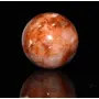 Pyramid Tatva Sphere - Carnelian Ball Size - (50 mm - 63 mm) 2-2.5 Inch Natural Chakra Balancing Crystal Healing Stone, 3 image