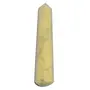 Pyramid Tatva Crystal Point Pencil Polished Massage Wand Non Faceted - Yellow Aventurine Light 3.5-4 inch/ 8.5-10 cm wt.70-80 Grams