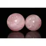 Pyramid Tatva Sphere - Rose Quartz AA Ball Size - (50 mm - 63 mm) 2-2.5 Inch Natural Chakra Balancing Crystal Healing Stone, 5 image