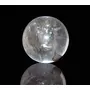 Pyramid Tatva Sphere - Clear Quartz Ball Size - (63 mm - 76 mm) 2.5-3 Inch Natural Chakra Balancing Crystal Healing Stone, 4 image