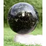 Pyramid Tatva Orgonite Sphere - Black Tourmaline Ball Size - (38 mm - 50 mm) 1.5-2 Inch Natural Chakra Balancing Crystal Healing Stone, 4 image