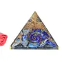 Pyramid Tatva Orgonite Pyramid - Lapis Lazuli Orgonite Size - 2-2.5 inch Natural Chakra Balancing Healing Crystal Stone, 2 image