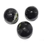 Pyramid Tatva Sphere - Black Tourmaline Ball Size - (63 mm - 76 mm) 2.5-3 Inch Natural Chakra Balancing Crystal Healing Stone, 3 image