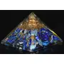 Pyramid Tatva Orgonite Pyramid - Lapis Lazuli Orgonite Size - 2-2.5 inch Natural Chakra Balancing Healing Crystal Stone, 3 image