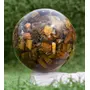 Pyramid Tatva Orgonite Sphere - Tiger Eye Ball Size - (50 mm - 63 mm) 2-2.5 Inch Natural Chakra Balancing Crystal Healing Stone, 4 image