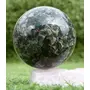 Pyramid Tatva Orgonite Sphere - Green Jade Ball Size - (50 mm - 63 mm) 2-2.5 Inch Natural Chakra Balancing Crystal Healing Stone, 3 image