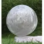 Pyramid Tatva Orgonite Sphere - Selenite Ball Size - (50 mm - 63 mm) 2-2.5 Inch Natural Chakra Balancing Crystal Healing Stone, 4 image