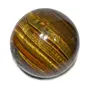 Pyramid Tatva Sphere - Tiger Eye Ball Size - (63 mm - 76 mm) 2.5-3 Inch Natural Chakra Balancing Crystal Healing Stone