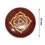 Pyramid Tatva Disk - Seven Chakra Disk Natural Healing Chakra Balancing Crystal Stone, 4 image