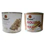 PMPEARL Wax Combo -White Chocolate Wax (600 gm) + Gold Wax (600 gm)