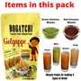 BOGATCHI Ready to Fry Atta Golgappe-Panipuri-Puchka with 4 Waters Masala and Green & Red Chutneys | Pani Puri Pappad | Golgappe Packet ReadyMade | Home Made Fiber Rich Golgappa Complete Combo 200g, 2 image