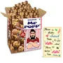 BOGATCHI Mr.POPP's Dark Chocolate Popcorn 100% Crunchy Mushroom Popped Kernels Handcrafted Gourmet Popcorn Perfect Rakhi Gift for Girl  250g + Free Happy Rakhi Greeting Card