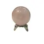 Sahib Healing Crystals Rose Quartz Ball/Sphere 55-60 mm Natural Gemstone for Reiki Vastu Feng Shui Crystal Healing