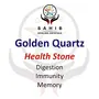 Sahib Healing Crystals Golden Quartz 200 Grams Rough Raw Stone Natural for Reiki Vastu Correction Feng Shui Positivity and Energy, 3 image