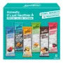 RiteBite Max Protein Nutrition Assorted Bar375g (Choco Delite-1*40g Yogurt Berry-1*35g Peanut Butter-2*40g Fruits & Seeds-2*35g Nuts & Seeds- 2*35g Sports Bar-2*40g) (Pack of 10)
