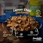 Snackible Lemon Chilli Chickpeas (Pack of 5) - 5x75gm | Vacuum Fried | Good Source of Iron Fibre | Rich in Plant Protein, 5 image