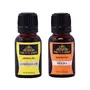 The Pink Knot Lemongrass & Mogra set of two aromatic fragrant diffuser oil (15ml each)