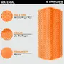 Strauss Foam Roller for Back and Body Pain|High Density Foam Roller for Exercise in Gym Home|Back Roller for Muscle Recovery Massage Roller for Stretching 30 to 45cm (Multicolor), 3 image