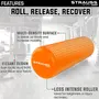 Strauss Foam Roller for Back and Body Pain|High Density Foam Roller for Exercise in Gym Home|Back Roller for Muscle Recovery Massage Roller for Stretching 30 to 45cm (Multicolor), 5 image