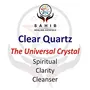 Sahib Healing Crystals Clear Quartz Angel 3 Inches Stone for Vastu Reiki Healing Feng Shui Meditation Wealth Positivity, 3 image
