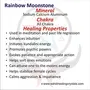 Sahib Healing Crystals Rainbow Moonstone Pyramid 35-40 mm for Healing Meditation and Protection, 4 image