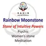 Sahib Healing Crystals Rainbow Moonstone Pyramid 40-45 mm for Healing Meditation and Protection, 3 image