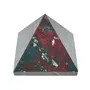 Pyramid Tatva - Bloodstone (Heliotrope) Pyramid Energy Home DÃ©cor Natural Vastu Healing Crystal Reiki Chakra Stone 1.5-2 inch wt - 70-100gm, 2 image