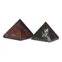 Pyramid Tatva - Bloodstone (Heliotrope) Pyramid Energy Home DÃ©cor Natural Vastu Healing Crystal Reiki Chakra Stone 1.5-2 inch wt - 70-100gm, 3 image