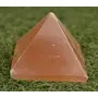 Pyramid Tatva - Orange Selenite Pyramid Energy Home DÃ©cor Natural Vastu Healing Crystal Reiki Chakra Stone 1.5-2 inch wt - 65-95gm, 4 image