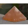 Pyramid Tatva - Orange Selenite Pyramid Energy Home DÃ©cor Natural Vastu Healing Crystal Reiki Chakra Stone 1.5-2 inch wt - 65-95gm, 5 image