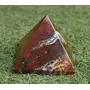 Pyramid Tatva - Bloodstone (Heliotrope) Pyramid Energy Home DÃ©cor Natural Vastu Healing Crystal Reiki Chakra Stone 1.5-2 inch wt - 70-100gm, 7 image
