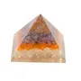 Aatm Energy Generator Tree of Life Tri-Color Amethyst Orgone Pyramid for EMF Protection Chakra Healing Meditation with Crystal and Copper (4 and 4 Inches), 2 image