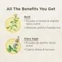 The Premium Nature Basil Essential Oil & Clary Sage Oil - Tension Relief Set to Ease Stressful Headaches - Pure Therapeutic 2x10 Ml, 5 image
