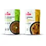 Tanawade's Smart Food Palak Paratha Dual Combo-06 Instant Palak Paratha Puran Poli Mix Ready to Cook Home Food with Hand Picked Flavours Pack of 2 (one of Each)