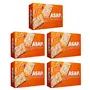 ASAP Healthy Snack Bars / Granola Bars (Almond & Dark Choco) - (210 g 6 Bars x 35 g) Pack of 5