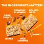 ASAP Healthy Snack Bars / Granola Bars (Almond & Dark Choco) - (210 g 6 Bars x 35 g) Pack of 2, 3 image