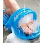 Big saving Waterproof Easy Foot Cleaner Shower Slipper Easy Feet Shower Foot Massager Scrubber for All Age groups foot cleaning brush foot cleaner slipper Easy Feet Foot Cleaner (Blue), 4 image