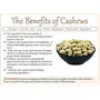 Dawn Lee Whole Cashew Nuts Kaju Dry Fruits W180 Extra Bold Size (100 Gm), 5 image