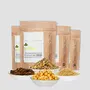 Evolve Healthy Indian Snacks Pack of 4 Lit Desi Combo | All in One Mixture | Baked Bhakarwadi |Okra Chips | Pudina Foxnuts | All Natural Ingredients | Guilt Free Wholesome Goodness |, 3 image