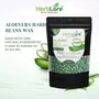 HerbLore Hard Hair Body Wax Beans - Charcoal + Aloe Vera Wax Beans (Combo Pack ), 8 image