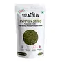 Madilu 100% Organic Premium Raw Basil Seeds - 250 Grams + Roasted Pumpkin Seeds for Eating; Snacks 250g (Combo Pack), 5 image