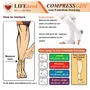 LIFEneed Anti Embolism Stocking - Knee Length (Medium), 4 image