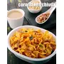 MINI MALL SUPER MARKET Corn Flakes with made chaat Masala | Ready to Fry Healthy poha Snacks | 950 Grams, 4 image