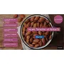 NUTICIOUS Assorted Dry Fruits Round Silver Gift Box-160 gm with Almond Butter 40 Gm, 5 image