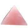 Pinkcity Creation Handmade Showpieces Fengshui Rose Quartz Stone Vaastu Pyramid 8 cm., 2 image